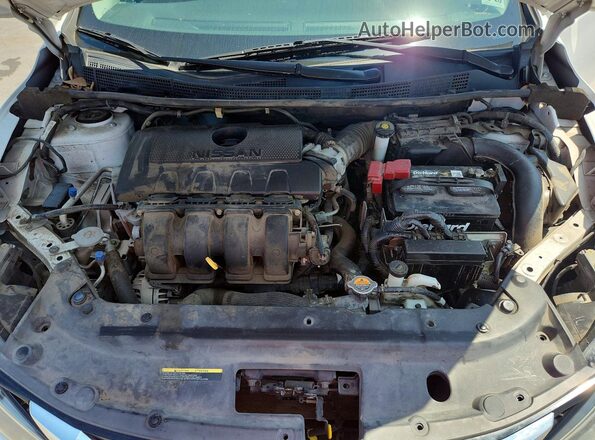 3N1AB7AP1KY228295 2019 NISSAN SENTRA Белый Вид задней части салона