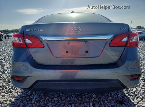 3N1AB7AP1KY418355 2019 NISSAN SENTRA Gray უკანა ხედი
