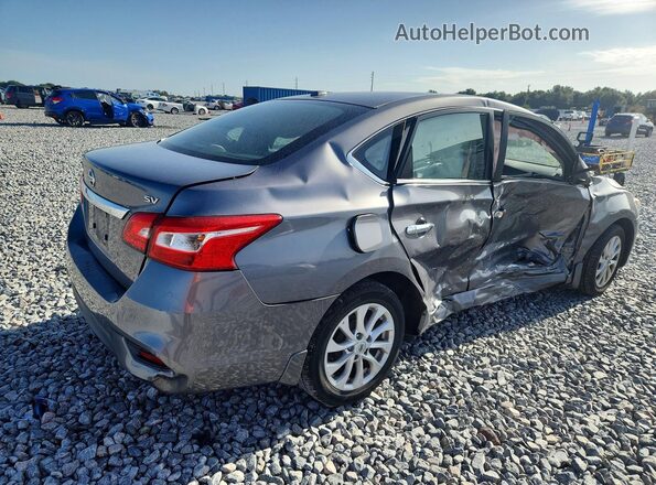 3N1AB7AP1KY418355 2019 NISSAN SENTRA Gray უკანა მარჯვენა