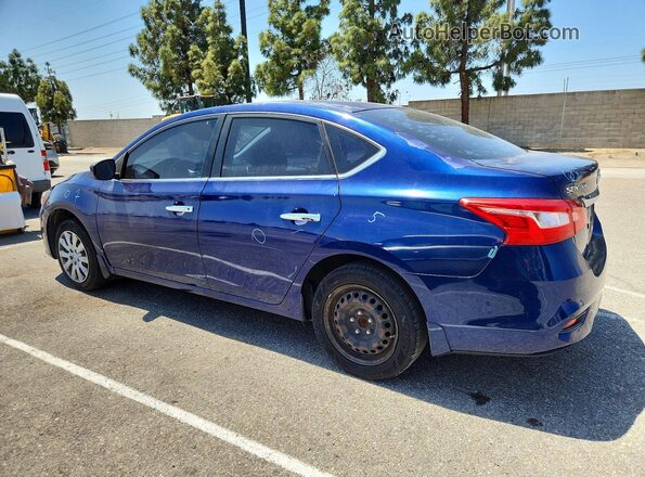 3N1AB7AP2GY247512 2016 NISSAN SENTRA Blue Հետևի ձախ