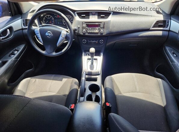 3N1AB7AP2GY247512 2016 NISSAN SENTRA Blue Առջևի վահանակի տեսք