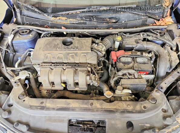 3N1AB7AP2GY272703 2016 NISSAN SENTRA Blue Սալոնի հետևի տեսք