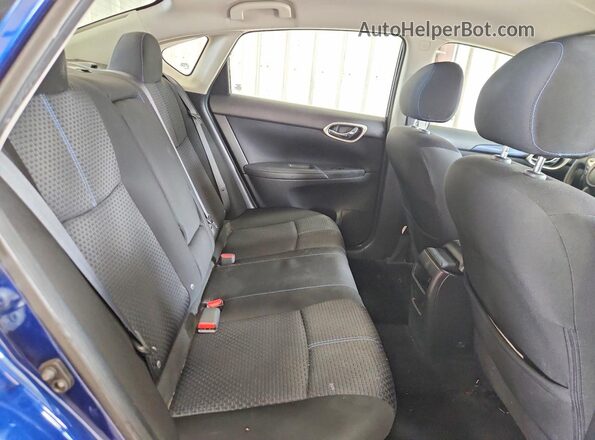 3N1AB7AP2GY272703 2016 NISSAN SENTRA Blue Հետևի նստատեղերի տեսք