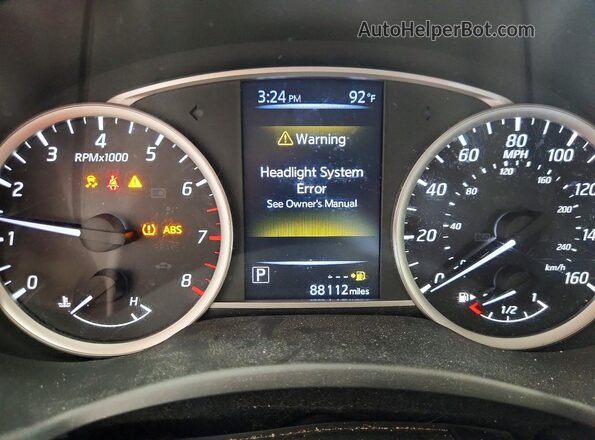 3N1AB7AP2GY272703 2016 NISSAN SENTRA Blue Սարքավորումների վահանակի տեսք
