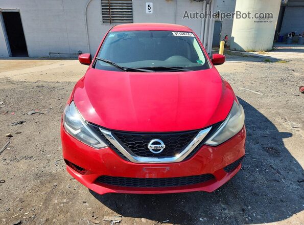 3N1AB7AP2HL655152 2017 NISSAN SENTRA Red Вид спереду