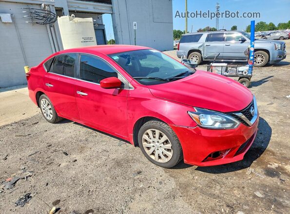 3N1AB7AP2HL655152 2017 NISSAN SENTRA Red Передня права чверть