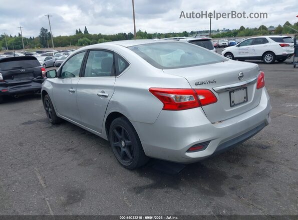3N1AB7AP2HL693903 2017 NISSAN SENTRA Серебряный Задняя левая четверть