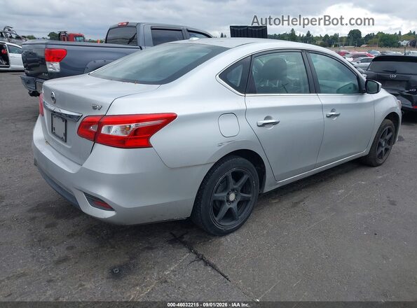 3N1AB7AP2HL693903 2017 NISSAN SENTRA Серебряный Задняя правая четверть