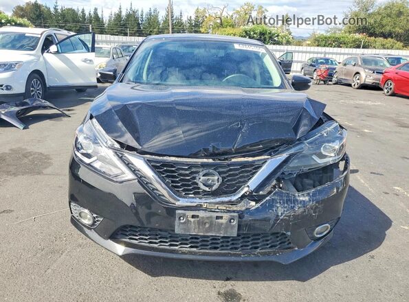 3N1AB7AP2HY349457 2017 NISSAN SENTRA Black Դիմացի տեսք
