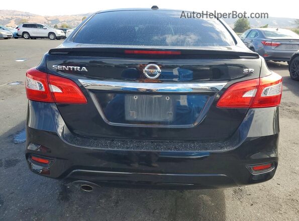3N1AB7AP2HY349457 2017 NISSAN SENTRA Black Հետևի տեսք
