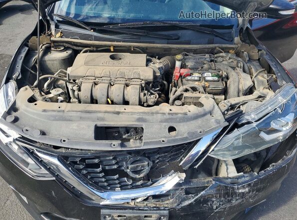 3N1AB7AP2HY349457 2017 NISSAN SENTRA Black Սալոնի հետևի տեսք