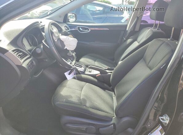 3N1AB7AP2HY349457 2017 NISSAN SENTRA Black Սալոնի դիմացի տեսք