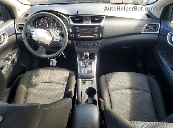 3N1AB7AP2HY349457 2017 NISSAN SENTRA Black Առջևի վահանակի տեսք