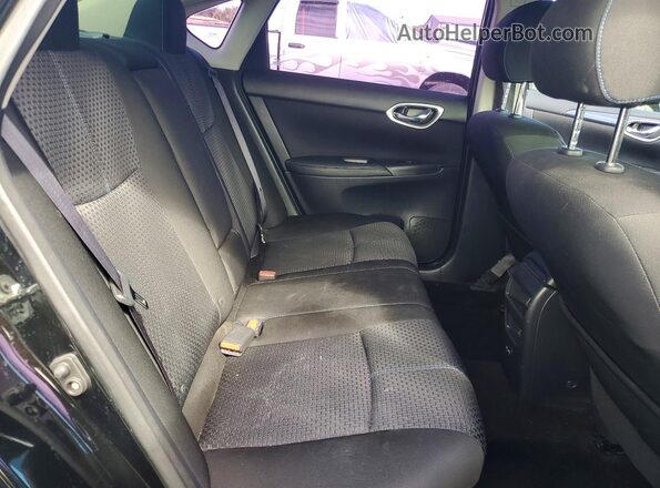 3N1AB7AP2HY349457 2017 NISSAN SENTRA Black Հետևի նստատեղերի տեսք