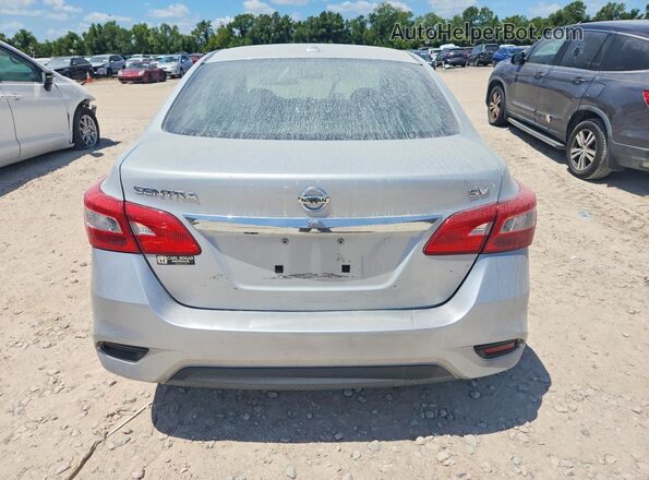 3N1AB7AP2JL648126 2018 NISSAN SENTRA Silver Вид ззаду