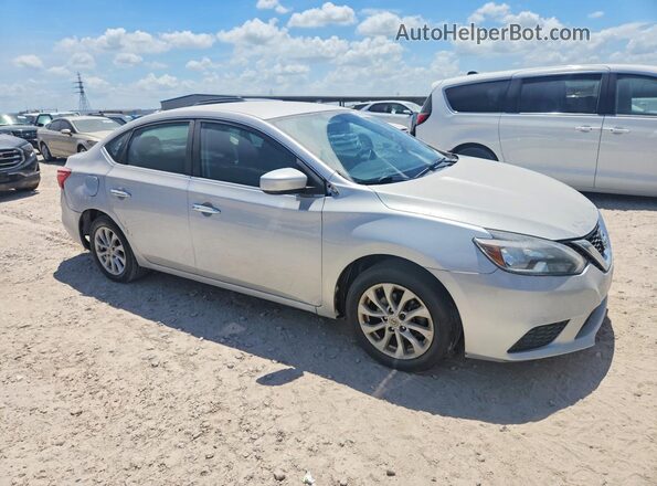 3N1AB7AP2JL648126 2018 NISSAN SENTRA Silver Передня права чверть
