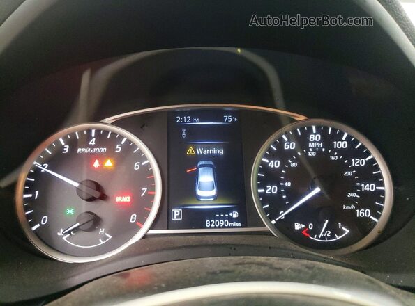 3N1AB7AP2JY212671 2018 NISSAN SENTRA Gray Вид щитка приладів