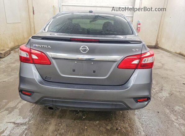 3N1AB7AP2JY212671 2018 NISSAN SENTRA Gray Вид ззаду