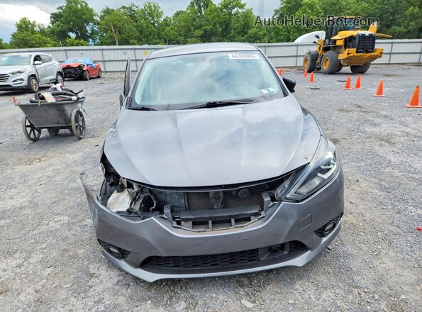 3N1AB7AP2JY245900 2018 NISSAN SENTRA Gray Դիմացի տեսք
