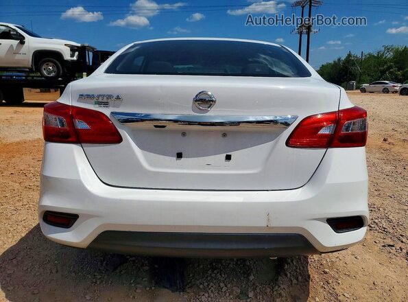 3N1AB7AP2JY328713 2018 NISSAN SENTRA Белый Вид сзади