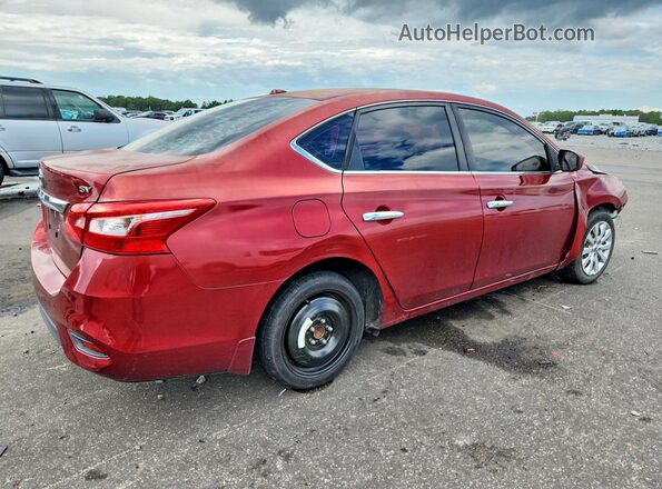 3N1AB7AP2KY295455 2019 NISSAN SENTRA Red Задня права чверть