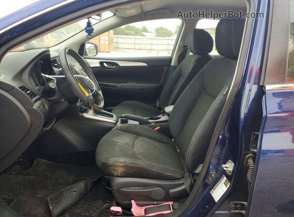 3N1AB7AP2KY398505 2019 NISSAN SENTRA Blue Սալոնի դիմացի տեսք