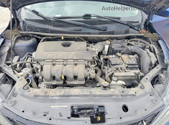 3N1AB7AP2KY398505 2019 NISSAN SENTRA Blue Սալոնի հետևի տեսք