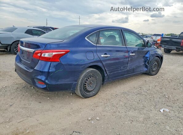 3N1AB7AP2KY398505 2019 NISSAN SENTRA Blue Հետևի աջ