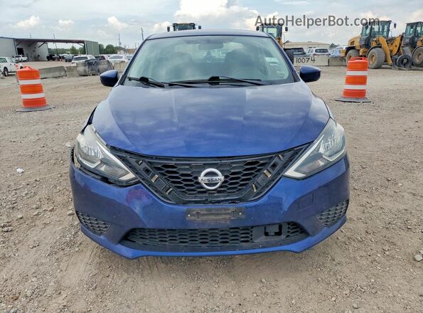 3N1AB7AP2KY398505 2019 NISSAN SENTRA Blue Դիմացի տեսք