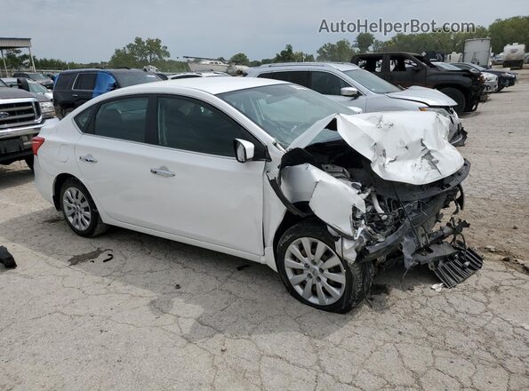 3N1AB7AP3GL643459 2016 NISSAN SENTRA White Delantero derecho