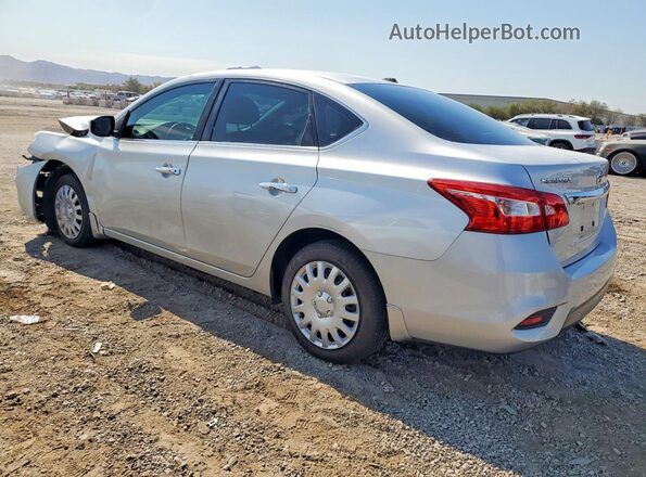 3N1AB7AP3GL677580 2016 NISSAN SENTRA Silver უკანა მარცხენა