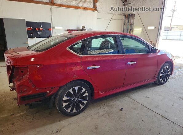 3N1AB7AP3GY256736 2016 NISSAN SENTRA Red Задня права чверть