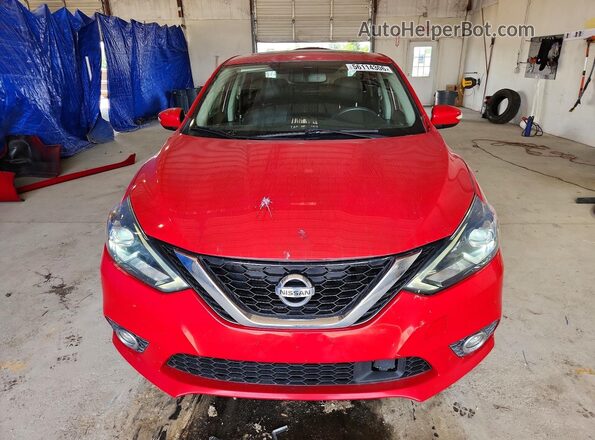 3N1AB7AP3GY256736 2016 NISSAN SENTRA Red Вид спереду