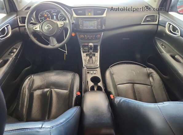 3N1AB7AP3GY256736 2016 NISSAN SENTRA Red Вид панелі приладів