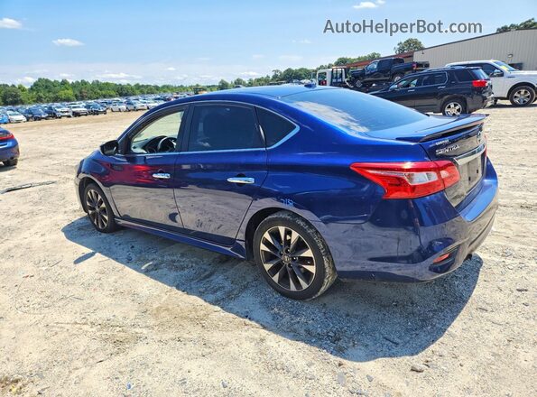 3N1AB7AP3GY303117 2016 NISSAN SENTRA Blue Trasero izquierdo