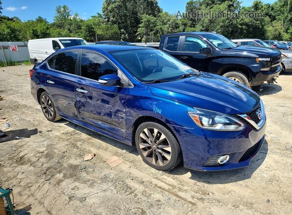3N1AB7AP3GY303117 2016 NISSAN SENTRA Blue Delantero derecho