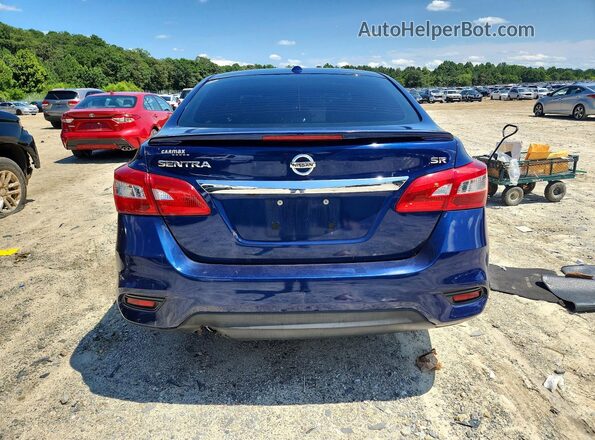 3N1AB7AP3GY303117 2016 NISSAN SENTRA Blue Vista trasera