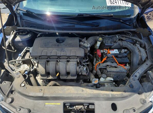 3N1AB7AP3GY303117 2016 NISSAN SENTRA Blue Vista interior trasera