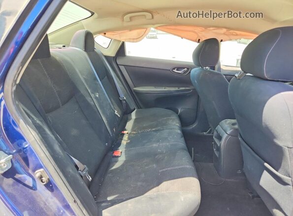 3N1AB7AP3HY258181 2017 NISSAN SENTRA Blue Vista de los asientos traseros