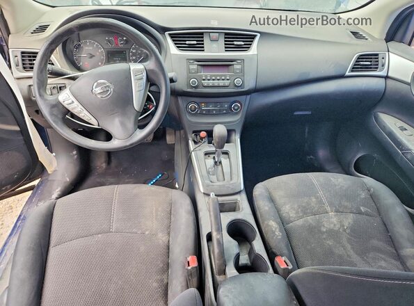 3N1AB7AP3HY258181 2017 NISSAN SENTRA Blue Vista del salpicadero
