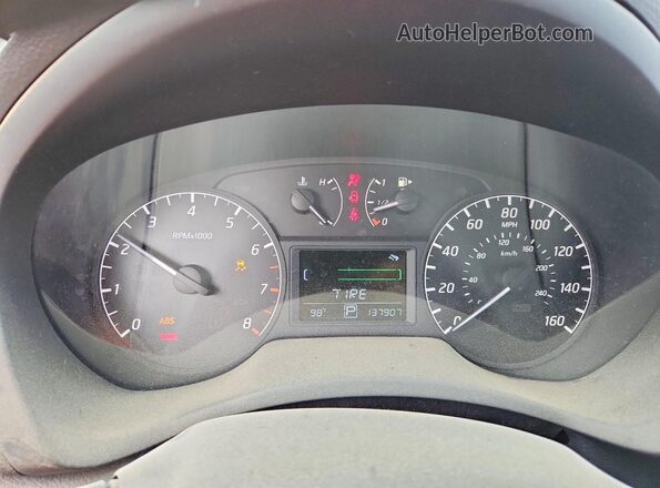 3N1AB7AP3HY258181 2017 NISSAN SENTRA Blue Vista del cuadro de instrumentos