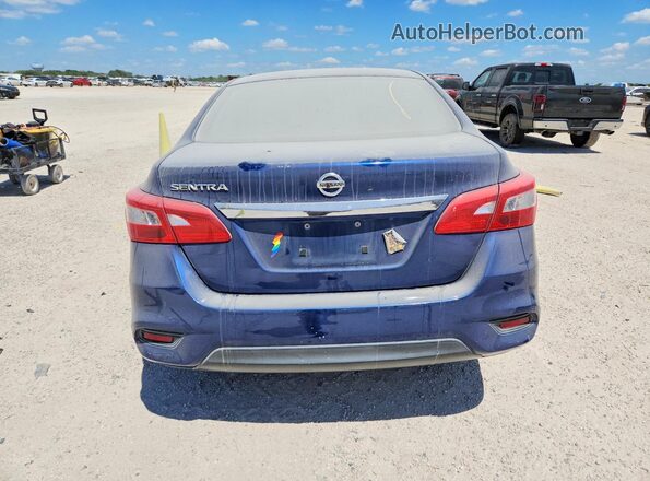 3N1AB7AP3HY258181 2017 NISSAN SENTRA Blue Vista trasera