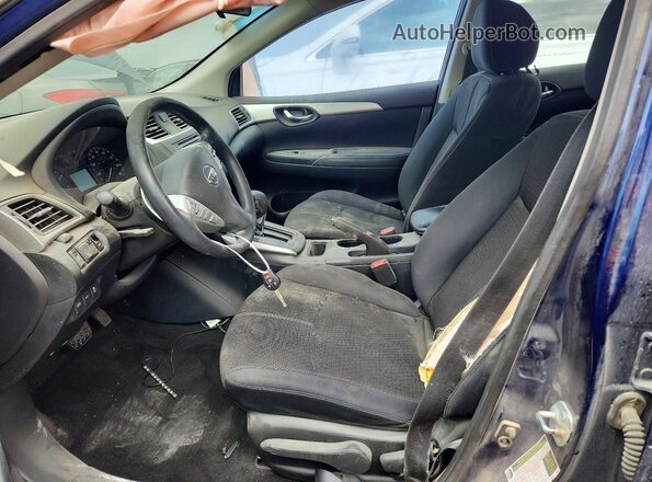 3N1AB7AP3HY258181 2017 NISSAN SENTRA Blue Vista interior delantera