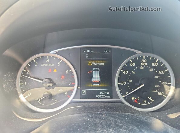 3N1AB7AP3JL663041 2018 NISSAN SENTRA White Instrument cluster view