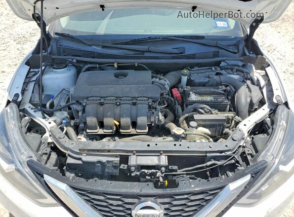 3N1AB7AP3JY295608 2018 NISSAN SENTRA White Вид підкапотного простору