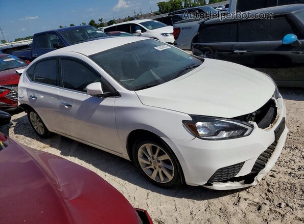 3N1AB7AP3JY295608 2018 NISSAN SENTRA White Передня права чверть