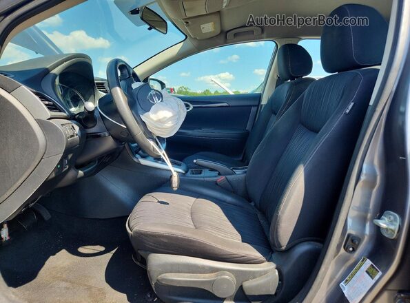 3N1AB7AP3KL609451 2019 NISSAN SENTRA Gray Front interior view