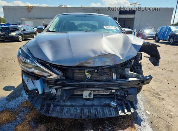 3N1AB7AP3KL609451 2019 NISSAN SENTRA Gray Front view