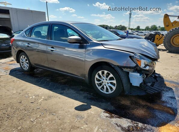 3N1AB7AP3KL609451 2019 NISSAN SENTRA Gray Front right