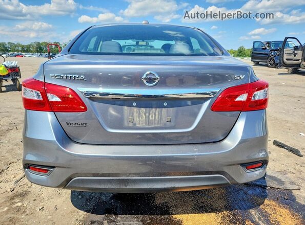 3N1AB7AP3KL609451 2019 NISSAN SENTRA Gray Rear view